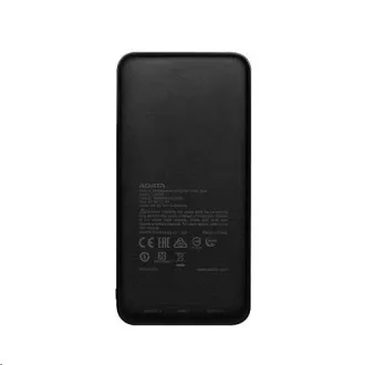 ADATA PowerBank AT10000 - externí baterie pro mobil/tablet 10000mAh, černá ADATA PowerBank AT10000 - externí baterie pro mobil/tablet 10000mAh, černá