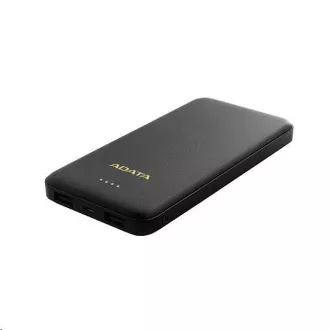 ADATA PowerBank AT10000 - externí baterie pro mobil/tablet 10000mAh, černá ADATA PowerBank AT10000 - externí baterie pro mobil/tablet 10000mAh, černá