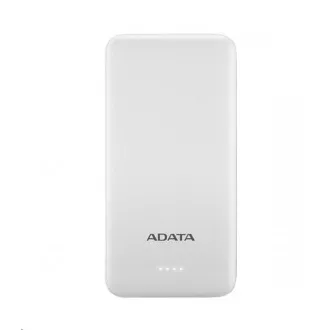 ADATA PowerBank AT10000 - externí baterie pro mobil/tablet 10000mAh, bílá ADATA PowerBank AT10000 - externí baterie pro mobil/tablet 10000mAh, bílá
