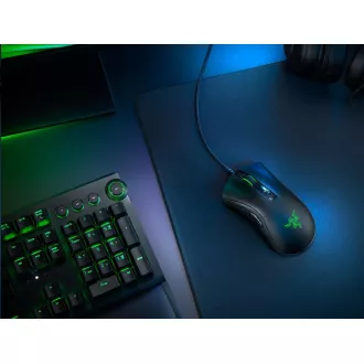 RAZER myš DeathAdder V2, optická, rozlišení 20.000dpi, USB, hybridní cloud úložiště a integrovaná paměť, RGB
