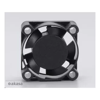 AKASA ventilátor AK-189BK-2B, 25x25x10mm, 2 pins, 2x kuličkové ložisko