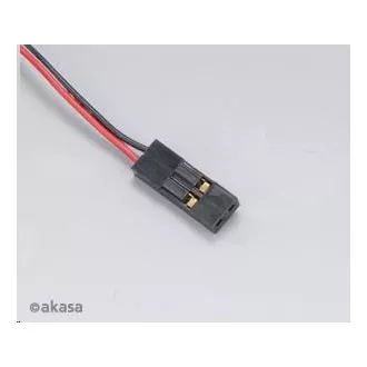 AKASA ventilátor AK-189BK-2B, 25x25x10mm, 2 pins, 2x kuličkové ložisko
