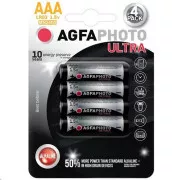 AgfaPhoto Ultra alkalická baterie LR03/AAA, 4ks