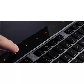 RAPOO klávesnice E9270p 5G Wireless 2 Block Metal Keyboard Black CZ/SK