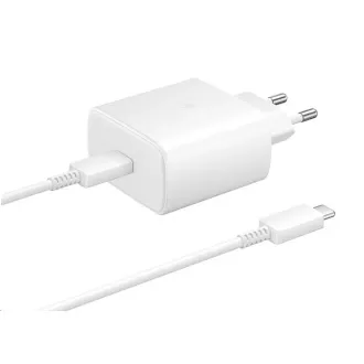 Samsung cestovní nabíječka EP-TA845XWE, Quickcharge 45W, USB-C, bílá Samsung cestovní nabíječka EP-TA845XWE, Quickcharge 45W, USB-C, bílá