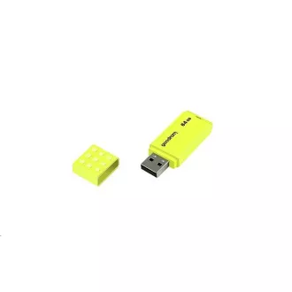 GOODRAM Flash Disk 64GB UME2, USB 2.0, žlutá
