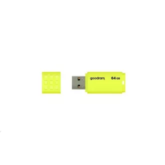 GOODRAM Flash Disk 64GB UME2, USB 2.0, žlutá