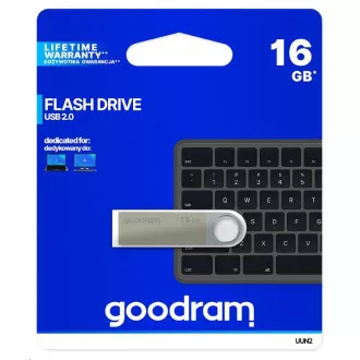 GOODRAM Flash Disk UUN2 16GB USB 2.0 stříbrná