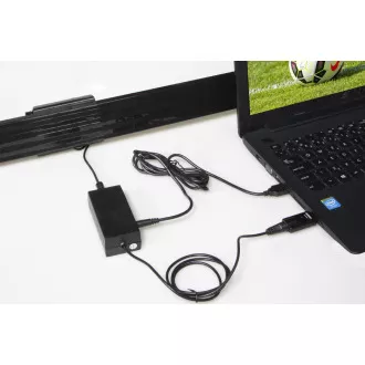 EVOLVEO Xany 5 LTE, 230/5V, aktivní pokojová anténa DAB+/DVB-T2, filtr LTE