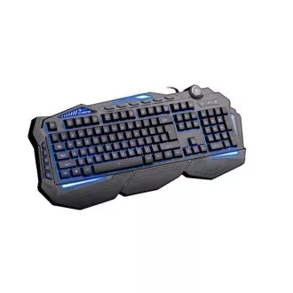 C-TECH klávesnice SCORPIA V2 (GKB-119), herní, CZ/SK, 7 barev podsvícení, programovatelná, černá, USB