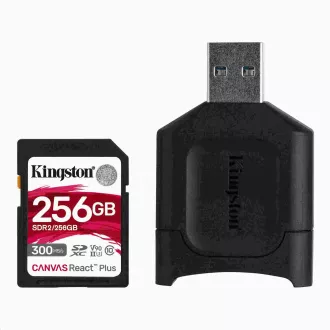 Kingston 256GB SDXC React Plus + čtečka