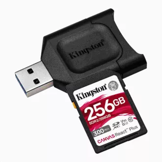 Kingston 256GB SDXC React Plus + čtečka