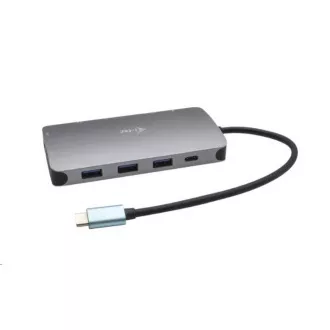 i-tec USB-C Metal Nano Dock HDMI/VGA with LAN + Power Delivery 100 W