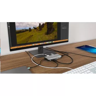 i-tec USB-C Metal Nano Dock HDMI/VGA with LAN + Power Delivery 100 W