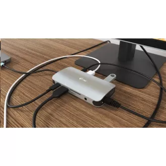 i-tec USB-C Metal Nano Dock HDMI/VGA with LAN + Power Delivery 100 W