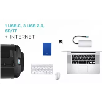 i-tec USB-C Metal Nano Dock HDMI/VGA with LAN + Power Delivery 100 W