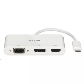 D-Link DUB-V310 3-in-1 USB-C to HDMI/VGA/DisplayPort Adapter