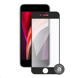Screenshield ochrana displeje Tempered Glass pro APPLE iPhone SE (2020), full cover, černá