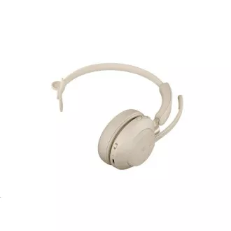 Jabra náhlavní souprava Evolve2 65, Link 380c MS, mono, béžová