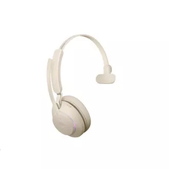 Jabra náhlavní souprava Evolve2 65, Link 380a MS, mono, béžová Jabra náhlavní souprava Evolve2 65, Link 380a MS, mono, béžová