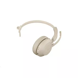 Jabra náhlavní souprava Evolve2 65, Link 380a MS, mono, béžová Jabra náhlavní souprava Evolve2 65, Link 380a MS, mono, béžová