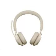 Jabra náhlavní souprava Evolve2 65, Link 380c MS, stereo, béžová