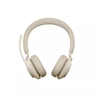 Jabra náhlavní souprava Evolve2 65, Link 380c MS, stereo, béžová