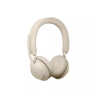 Jabra náhlavní souprava Evolve2 65, Link 380c MS, stereo, béžová