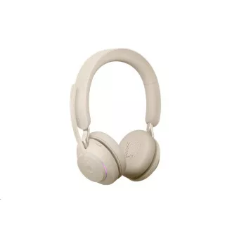 Jabra náhlavní souprava Evolve2 65, Link 380a MS, stereo, béžová Jabra náhlavní souprava Evolve2 65, Link 380a MS, stereo, béžová
