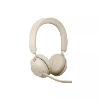 Jabra náhlavní souprava Evolve2 65, Link 380a MS, stereo, béžová Jabra náhlavní souprava Evolve2 65, Link 380a MS, stereo, béžová