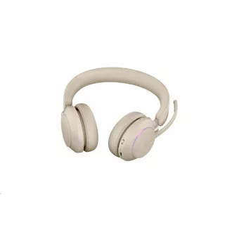 Jabra náhlavní souprava Evolve2 65, Link 380a MS, stereo, béžová Jabra náhlavní souprava Evolve2 65, Link 380a MS, stereo, béžová
