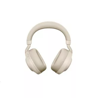 Jabra náhlavní souprava se stojánkem Evolve2 85, Link 380c MS, stereo, béžová