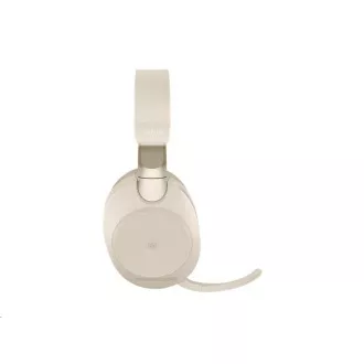 Jabra náhlavní souprava se stojánkem Evolve2 85, Link 380c MS, stereo, béžová