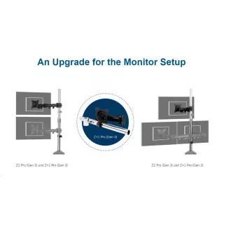ARCTIC prodlužovací rameno Z+1 Pro (Gen.3) pro držák monitoru Z1 Pro (Gen.3)