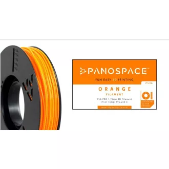 FILAMENT Panospace type: PLA -- 1, 75mm, 326 gram per roll - Oranžová