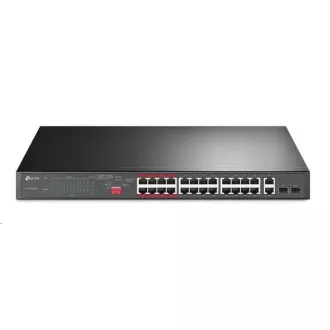 TP-Link CCTV switch TL-SL1226P (24x100Mb/s, 2xGbE/2xSFP combo, 24xPoE+, 250W)