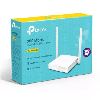TP-Link TL-WR844N WiFi4 router (N300, 2, 4GHz, 4x100Mb/s LAN, 1x100Mb/s WAN)