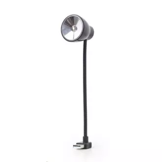 GEMBIRD USB lampička k notebooku, flexibilní, černá