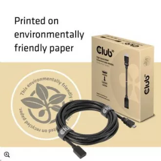 Club3D Kabel prodlužovací Rychlý HDMI 4K60HZ (M/F), 5m, černá, 26 AWG