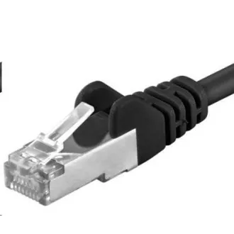 PREMIUMCORD Patch kabel CAT6a S-FTP, RJ45-RJ45, AWG 26/7 1, 5m černá
