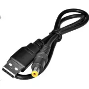 Virtuos napájecí redukce USB -> jack 5.5/2.1, 5V, 0, 5 m