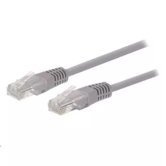 C-TECH kabel patchcord Cat5e, UTP, šedý, 10m C-TECH kabel patchcord Cat5e, UTP, šedý, 10m