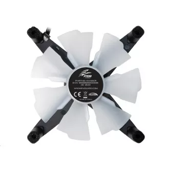 EVOLVEO Ptero 12CR, PWM, 4pin, LED červený, 12V ventilátor 120mm