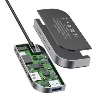 Baseus multifunkční HUB pro iPad Pro USB-C, šedá
