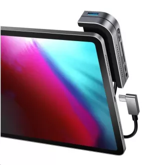 Baseus multifunkční HUB pro iPad Pro USB-C, šedá