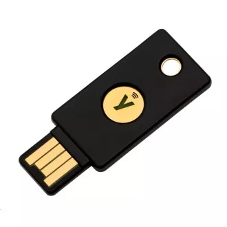 YubiKey 5 NFC - USB-A, klíč/token s vícefaktorovou autentizaci (NFC), podpora OpenPGP a Smart Card (2FA)