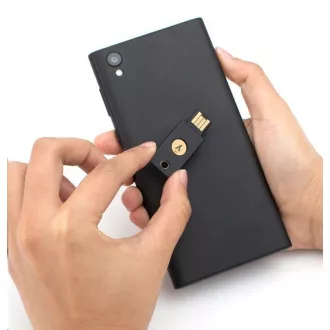 YubiKey 5 NFC - USB-A, klíč/token s vícefaktorovou autentizaci (NFC), podpora OpenPGP a Smart Card (2FA)