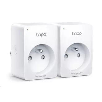 TP-Link Tapo P100(2-pack) chytrá WiFi mini zásuvka (2300W, 10A, 2, 4 GHz, BT)
