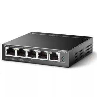 TP-Link Easy Smart switch TL-SG105PE (5xGbE, 4xPoE+, 65W, fanless) TP-Link Easy Smart switch TL-SG105PE (5xGbE, 4xPoE+, 65W, fanless)