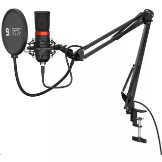 SPC Gear mikrofon SM950 Streaming microphone / USB / polohovatelné rameno / mute tlačítko / pop filtr